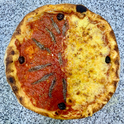 Moiti Anchois Moiti Emmental