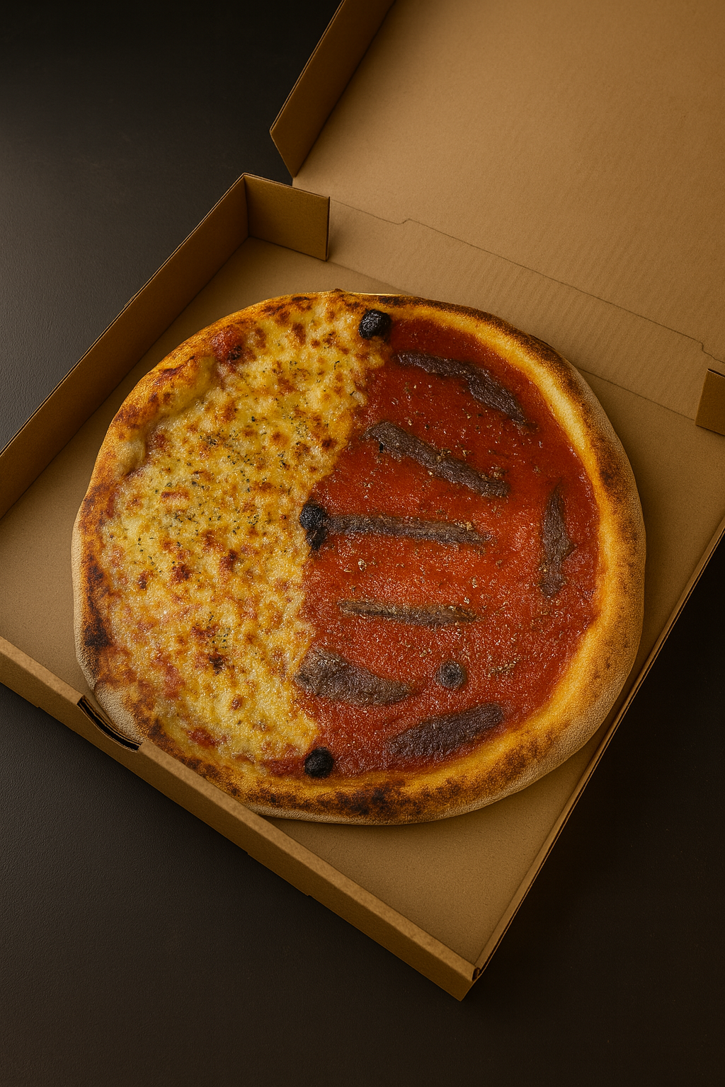 Moitié Anchois Moitié Emmental